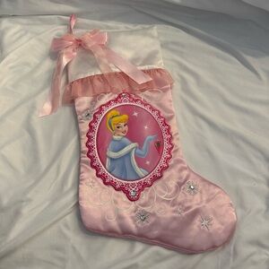 EUC Disney Cinderella Bejeweled Stocking